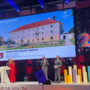 Fotografie z předávání Zvláštní ceny poroty v rámci 23. ročníku soutěže „Best of Realty – Nejlepší z realit“